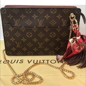 CERTIFIED AUTH. LOUIS VUITTON MONOGRAM CLUTCH
